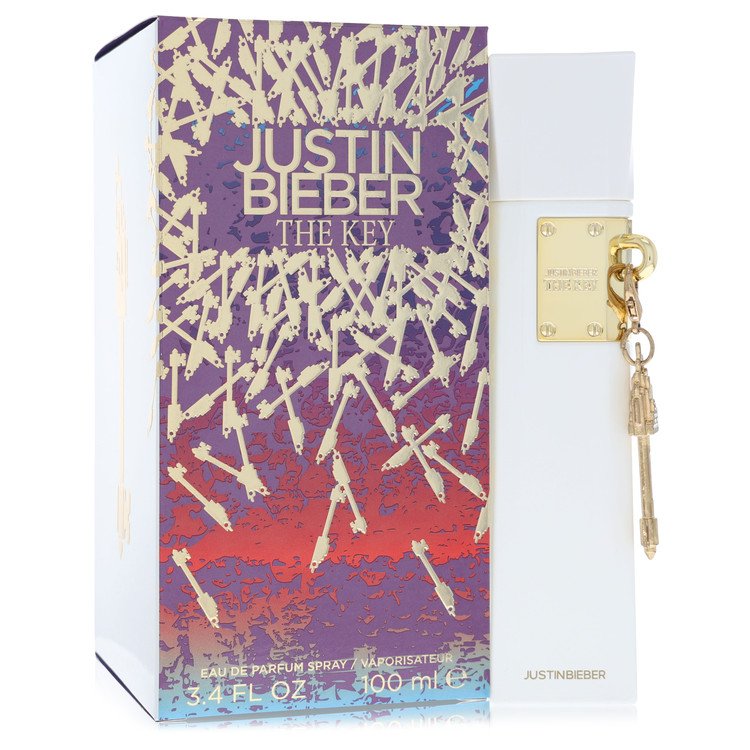 The Key by Justin Bieber Eau De Parfum Spray 3.4 oz The Key by Justin Bieber Eau De Parfum Spray 3.4 oz